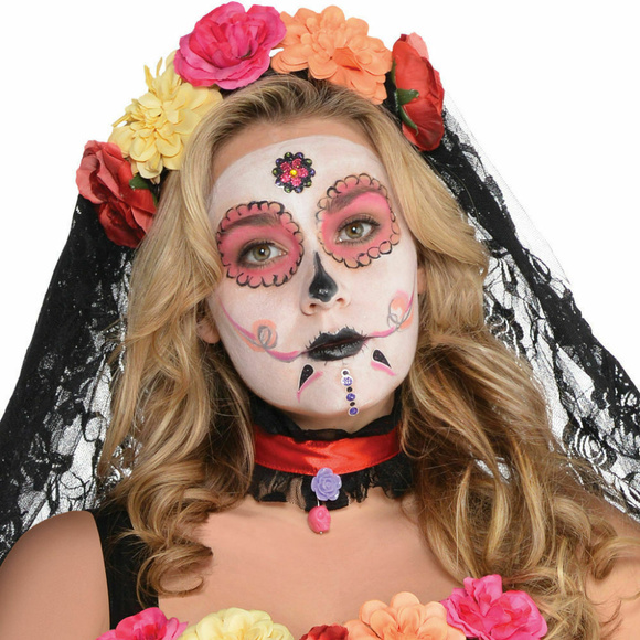 Day of the Dead Senorita Costume Plus Size  NW - Picture 4 of 7